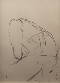 Der gekrümmte Körper - bildhauerische und zeichnerische „Haltungsforschung“ von Christian Ruschitzka in der Harder Galerie.Z