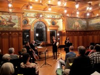 Wortwitz und Liebeleien im Barock – Das Ensemble „L’Estate musicale“ beschwört in der Villa Grünau den musikalischen Sommer