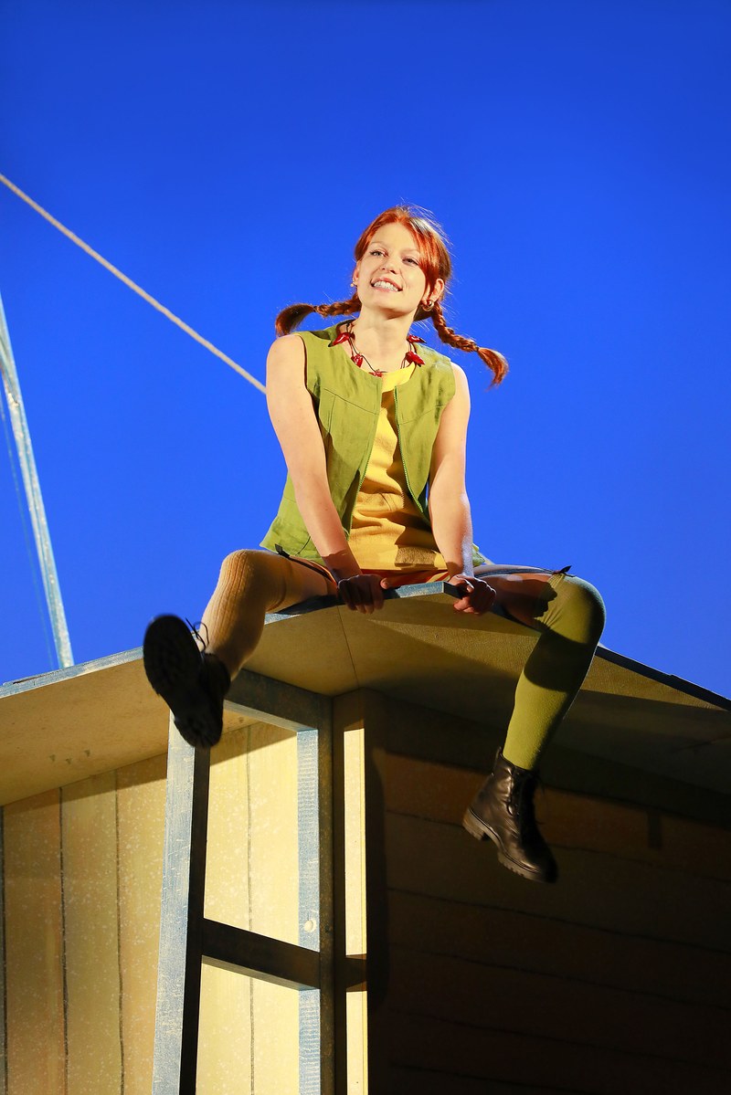 Bo-Phyllis Strube spielt mit Verve und Leidenschaft die rebellische Pippi