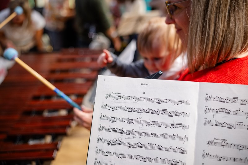 Erste Berührungen mit klassischer Musik ... (Foto: Julian Konrad)