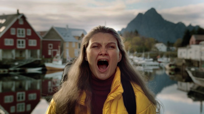 Schreien für das Klima: Trine (Kornelia Melsæter) will unbedingt nach Oslo. (Foto: Henrik L. Andersen)
