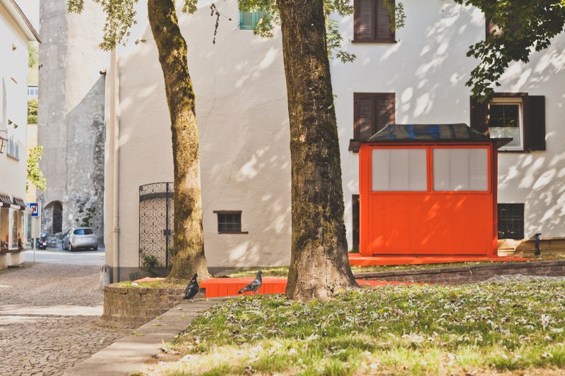 Das Teehaus am Raiffeisenplatz in Feldkirch (Foto: Patricia Keckeis/Monforthaus Feldkirch)