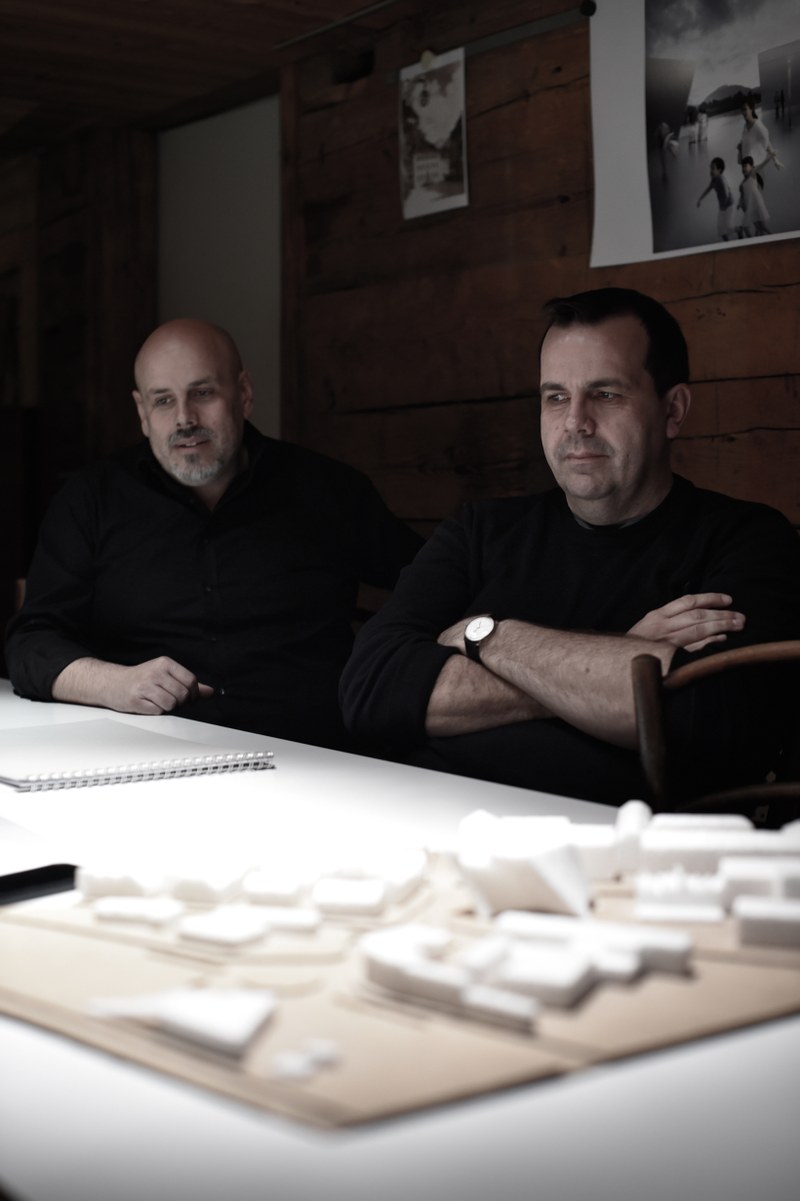 Die Architekturbrüder Bernhard (l.) und Stefan Marte