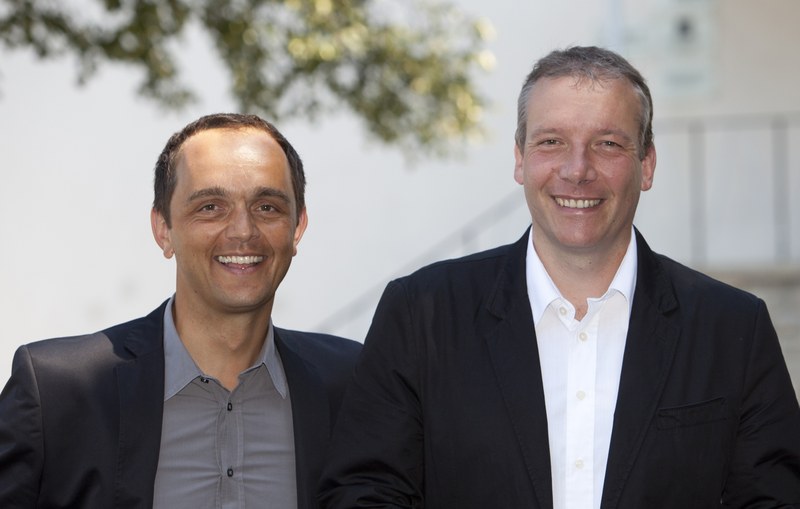 Die Gesellschafter Hannes Jochum und Stefan Vögel geben die Schließung des VOVO bekannt.