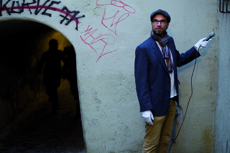 Das ORF-Landesfunkhaus wird mit Raum- und Klanginstallationen vom Dornbirner Künstler Tobias Maximilian Schnell ganz besonders in Szene gesetzt © David Schreyer