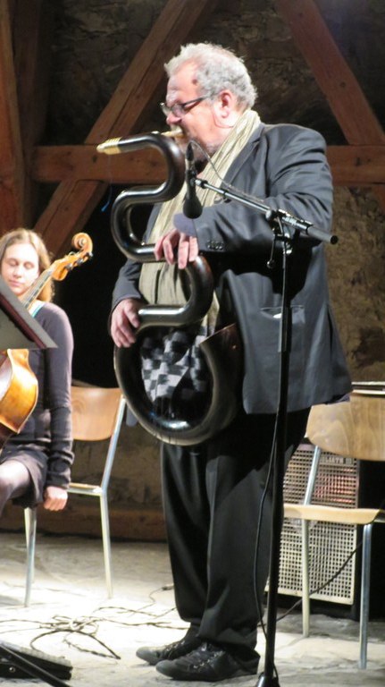 Der Jazzer und Spezialist für Alte Musik Michel Godard und sein Serpent