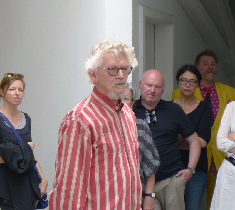 Ingo Springenschmid im Rahmen einer Matinee anlässlich seiner Ausstellung im Künstlerhaus Bregenz am 28. Mai 2012 (Fotos: Karlheinz Pichler)
