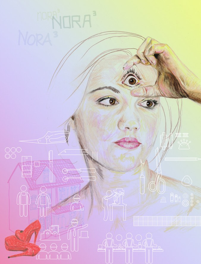 Das Volkstheater Wien gastiert mit einer Ibsen/Jelinek "Nora"