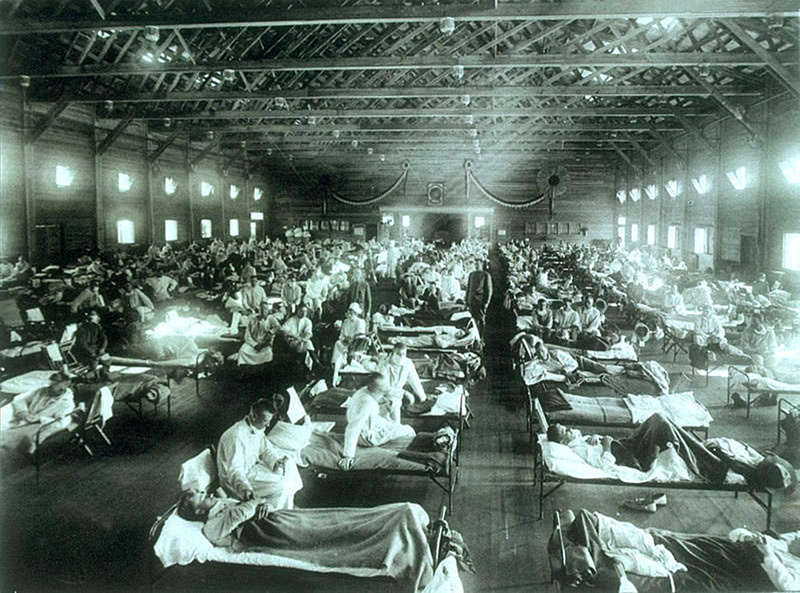 Diese Woche "freitags um 5 - Landesgeschichte im Gespräch: Die Spanische Grippe 1918-1920" (© National Museum of Health and Medicine, Armed Forces Institute of Pathology, Washington, D.C.)