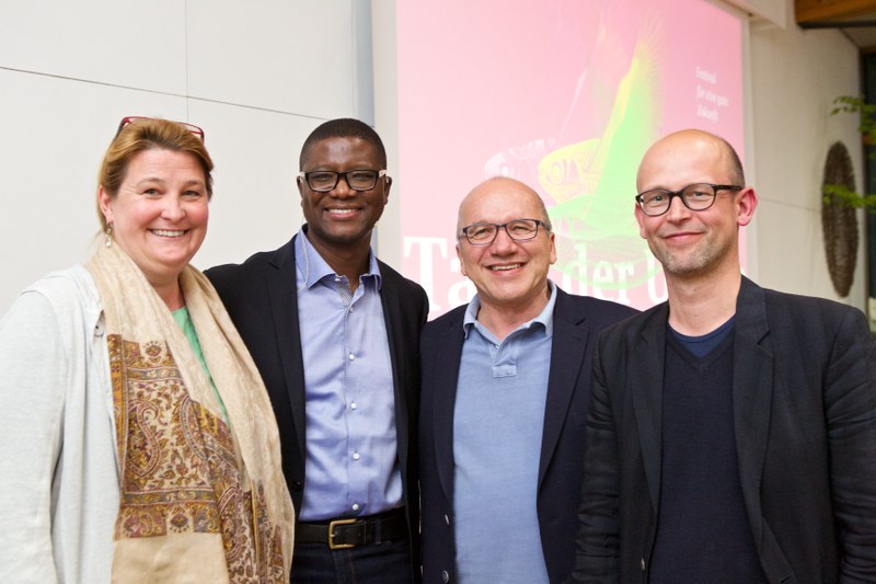 Tania Singer, Martin Kulunga-Bandu, Josef Kittinger, Hans-Joachim Gögl (Fotos: Claudia Henzler)