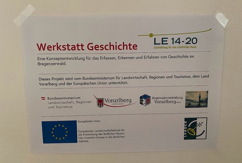 Die Werkstatt Geschichte versteht sich als Vernetzungsplattform aller in der Talschaft Bregenzerwald tätigen Gedächtnis- und Bildungsinstitutionen (Museen, Archiv, Heimatpflegeverein Bregenzerwald, Schulen), der Ortschronist:innen und aller interessierten Vereine und Personen.
