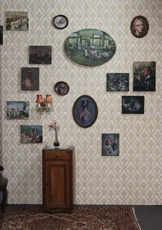 Wie ein Wohnzimmer: Der Stand der Hamburger Galerie Polarraum