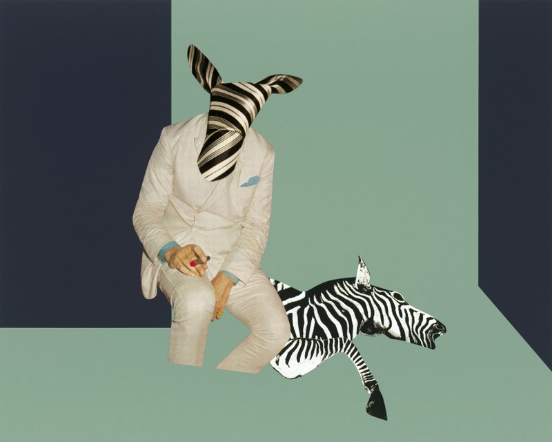 Tomi Ungerer: Pride and Prejudice, 2012, Collage (Sammlung Philipp Keel, Copyright Diogenes Verlag u. Tomi Ungerer)
