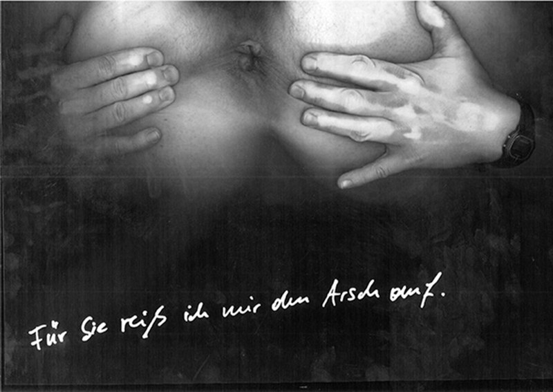 Marlene Haring, Für Sie reiß ich mir den Arsch auf, 2010 © Marlene Haring