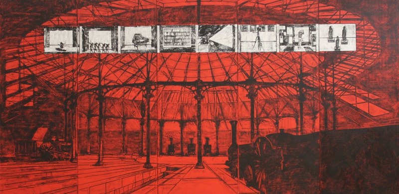 Matt Mullican: Untitled-Roundhouse of the Arts