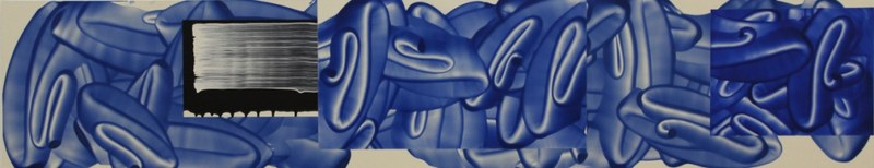 David Reed: Nr. 611, Alkyd auf LW, 2010-2011