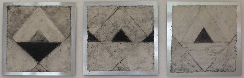 Ursula Dorigo: "Lünersee", modifizierte Enkaustik, 2011
