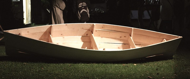 Andreas Putzer: "Boot", Holz, 2015