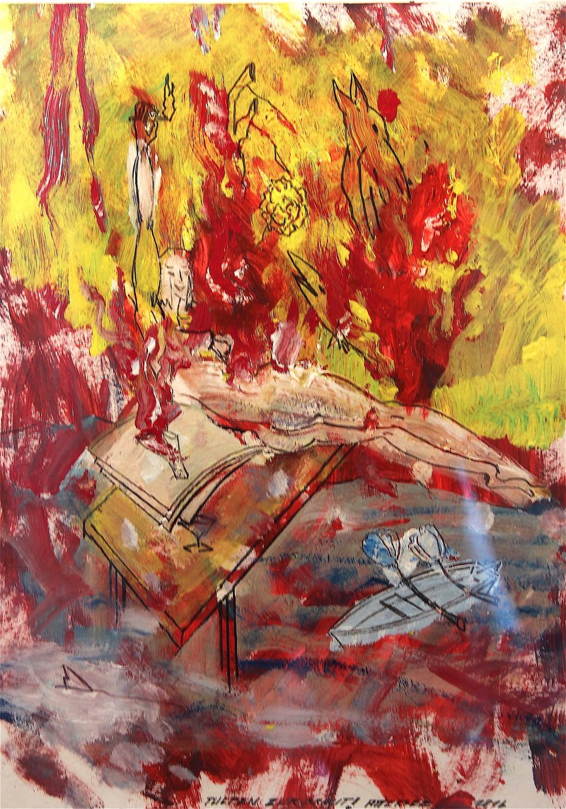 Christian Ludwig Attersee: Tulpen zur Braut, 2017