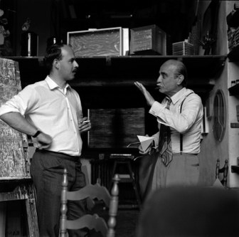 Christian Megert (links) und Lucio Fonatana in den 1960er-Jahren