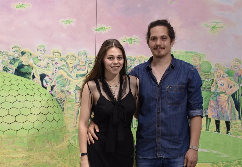 Partizipieren erstmals an der Art Bodensee - Leonie Hirn und Calvin Mechora