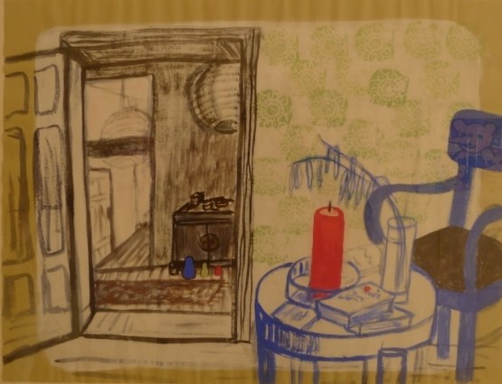 Das Interieur der Berliner Atelierwohnung