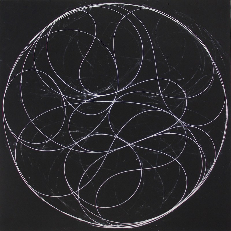 Karl-Heinz Ströhle: o.T., 2014, Öl auf Baumwolle, 235x235 cm