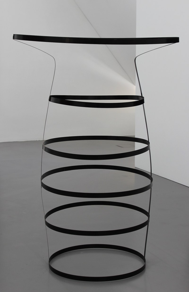 Karl-Heinz Ströhle: Federstahlband-Objekt, 2014