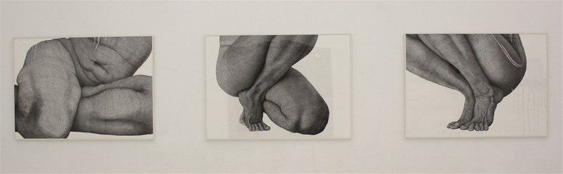 Monikat Supé: o.T., Serie Linearität, 2017, Tusche auf Papier