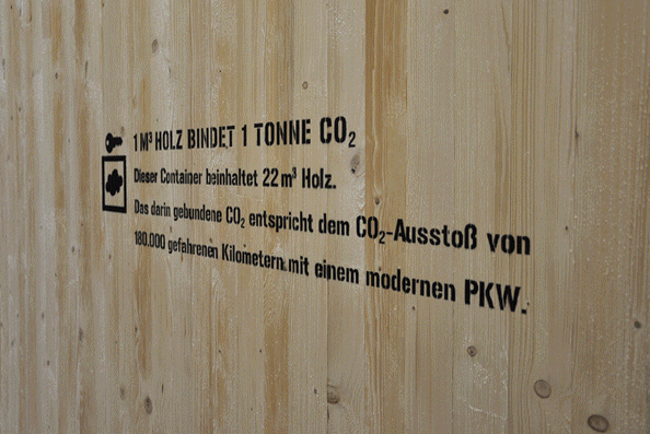 Viele Infos warten im Inneren der Holzbox