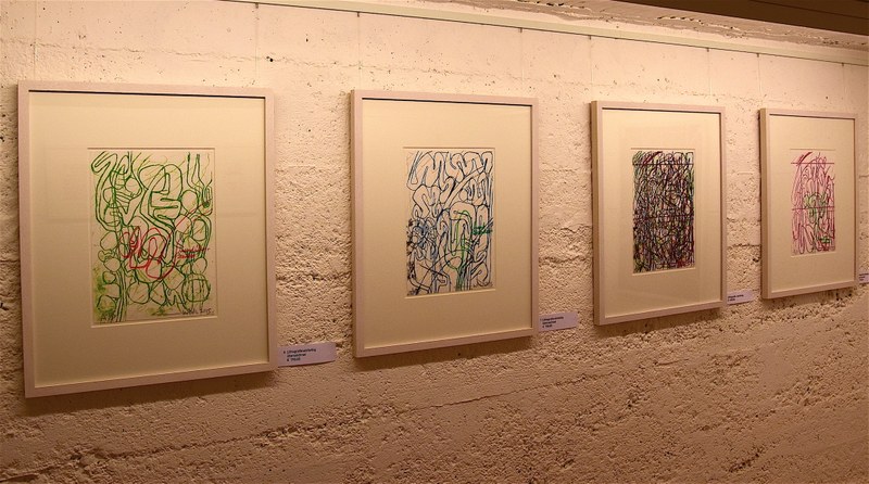 Hermann Nitsch: Lithografien (einfärbig und überzeichnet)