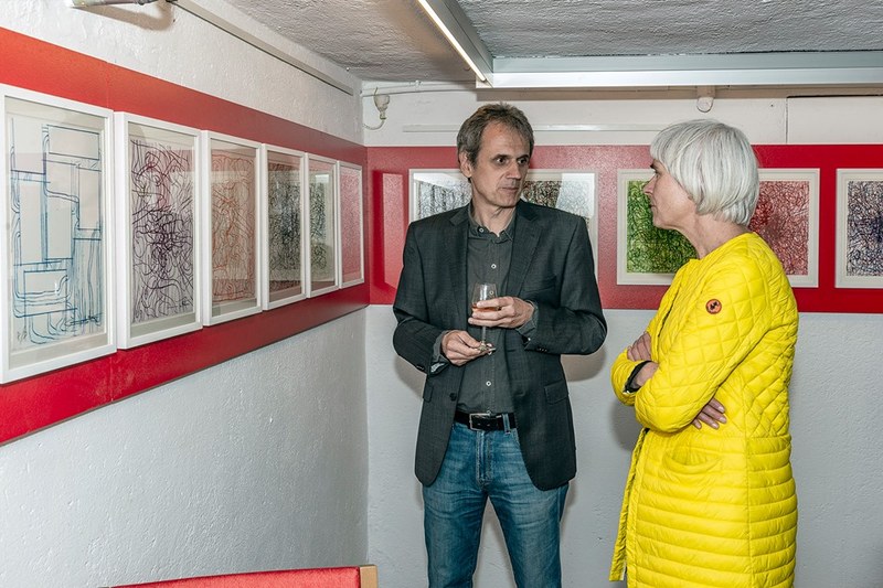 Markus Gell erklärt die "Fuge" (Foto: Manfred Schlatter)