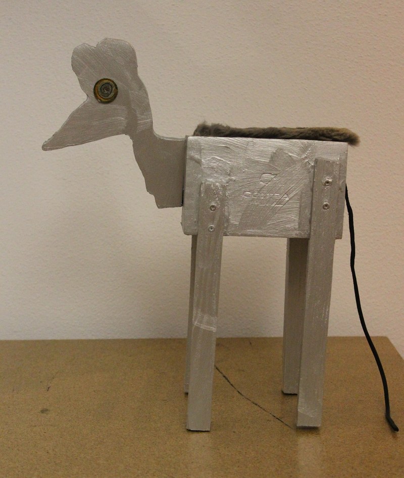 Uwe Filzmoser, Silbermaus, Skulptur, 2013