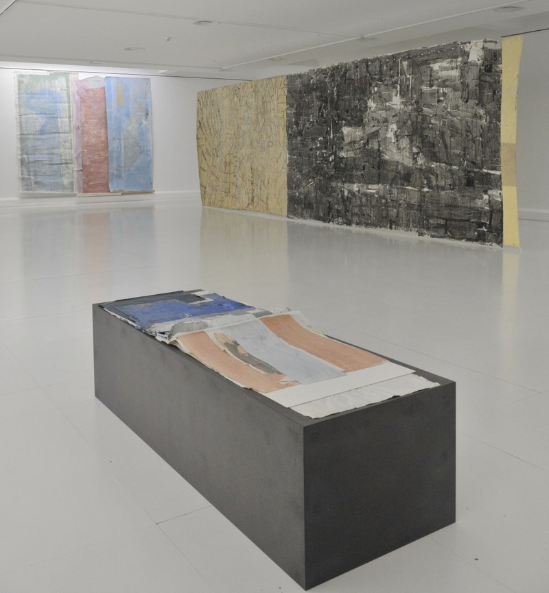 Christoph Luger - Blick in seine Ausstellung im Vaduzer Kunstraum Engländerbau