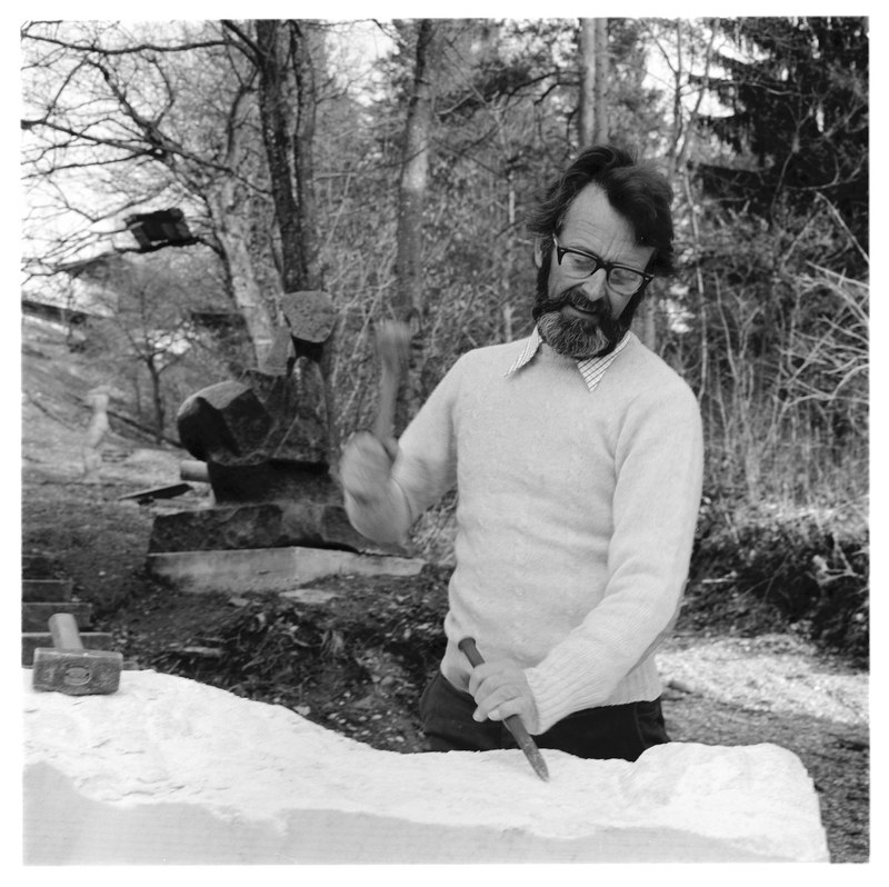 Herbert Albrecht im Jahre 1974 (© Helmut Klapper, Vorarlberger Landesbibliothek, CCO)