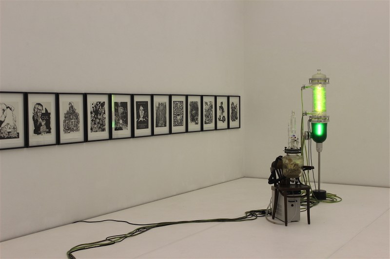 Thomas Feuerstein: "Sternenrotz" - Blick in die Ausstellung (Fotos: Karlheinz Pichler)