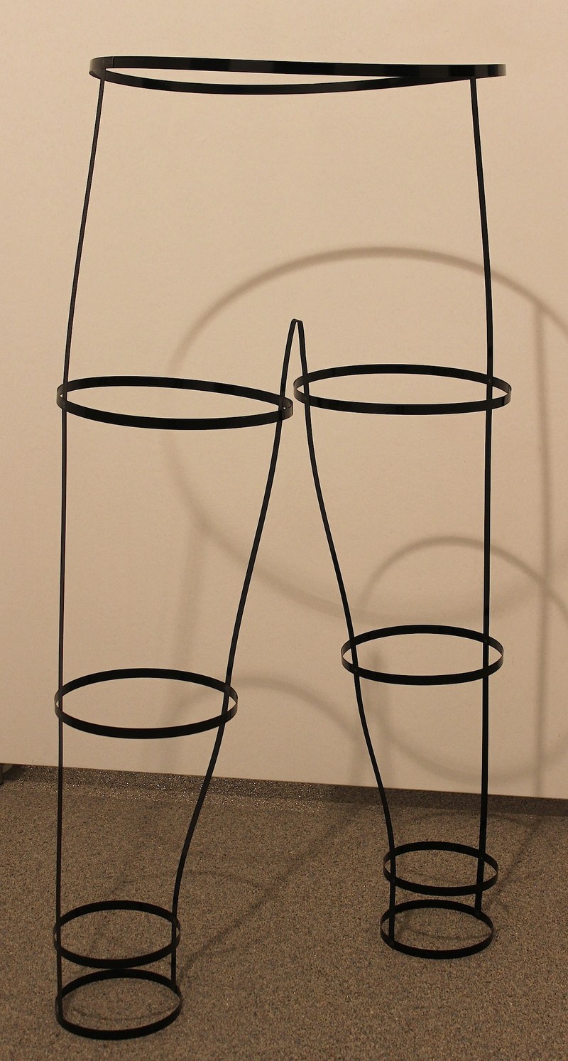 Karl-Heinz Ströhle Karl: o.T., Baustahl, 2015 (Fotos: Karlheinz Pichler)