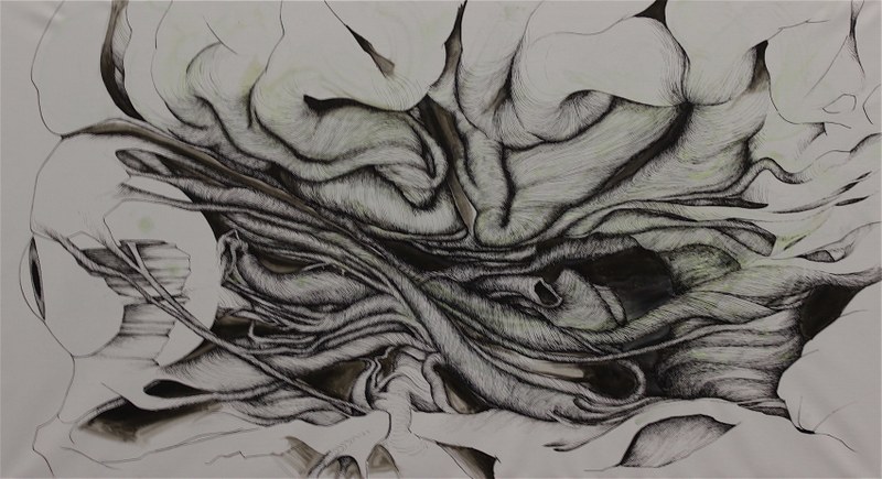 Susanne Kircher-Liner: O.T., Zeichnung, Graphit auf Papier