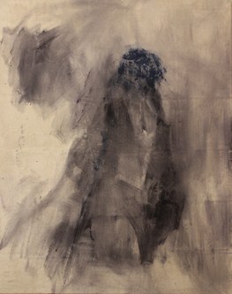 Johannes Steidl: Serie Birdly - Tempera, Tusche auf Leinwand, 2015, 145x115