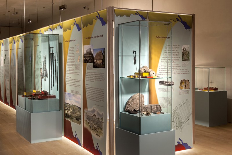 Ausstellungsansicht, "Römer, Alamannen, Christen“,  Foto: Markus Tretter