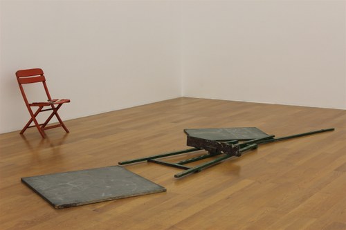 Joseph Beuys: Die ganze deutsche Nachkriegslyrik. 1981. Installation (Foto: Karlheinz Pichler)