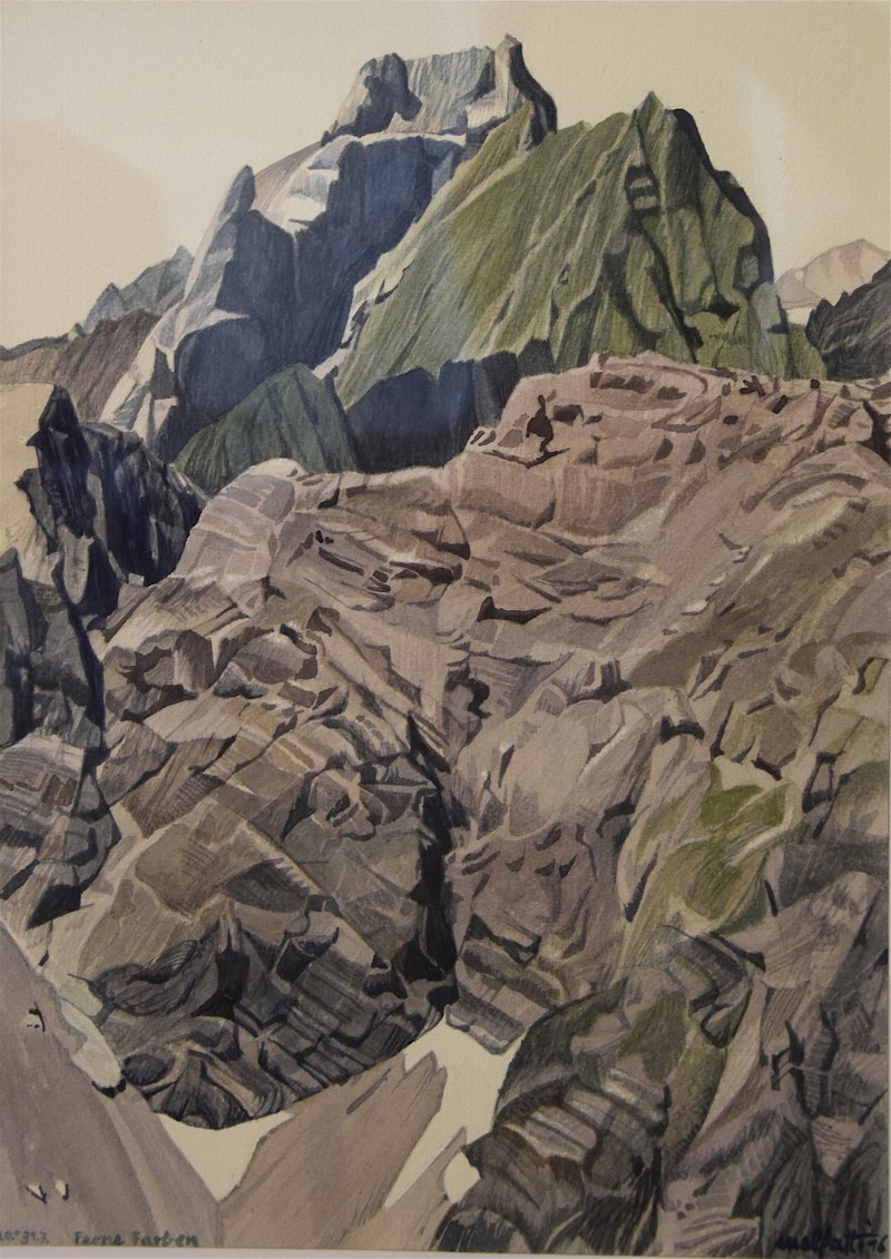 Nino Malfatti: Ferne Farben, Aquarell