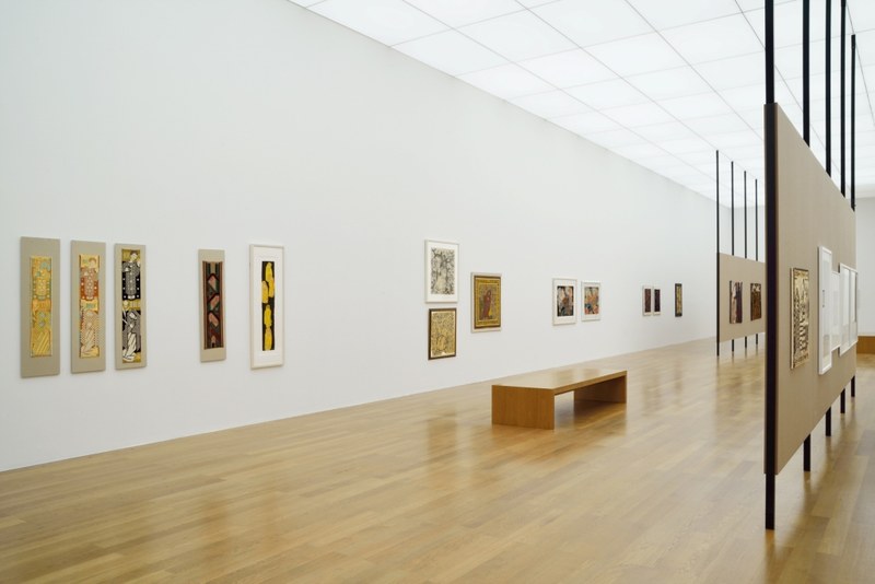 Ferdinand Nigg - Blick in die Ausstellung (Fotos: Kunstmusem Liechtenstein)