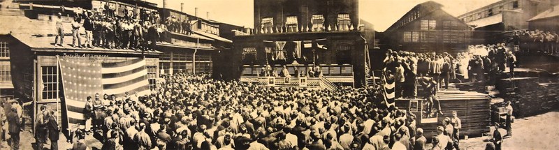 The Patriotic Demonstration American Steel Foundries, 1918