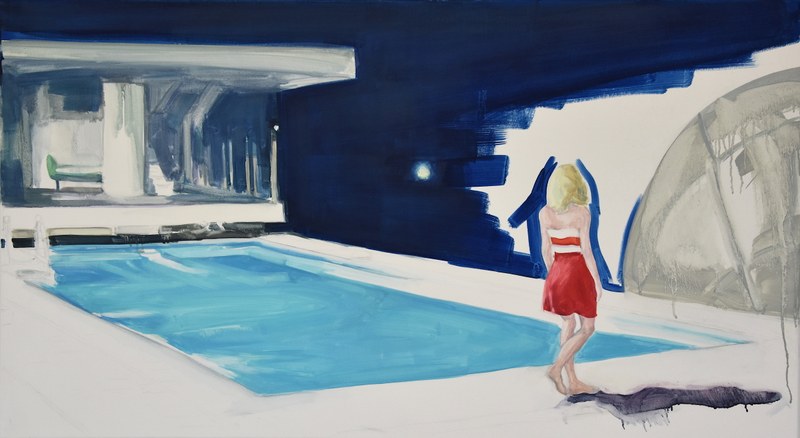 Christine Weber: Heaven, 2019, Öl auf Leinwand (Fotos: Karlheinz Pichler)