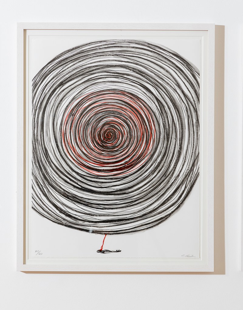 Chiharu Shiota: Connection to the Universe, Lithografie, 2020 (© allerArt / Erhard Sprengel)