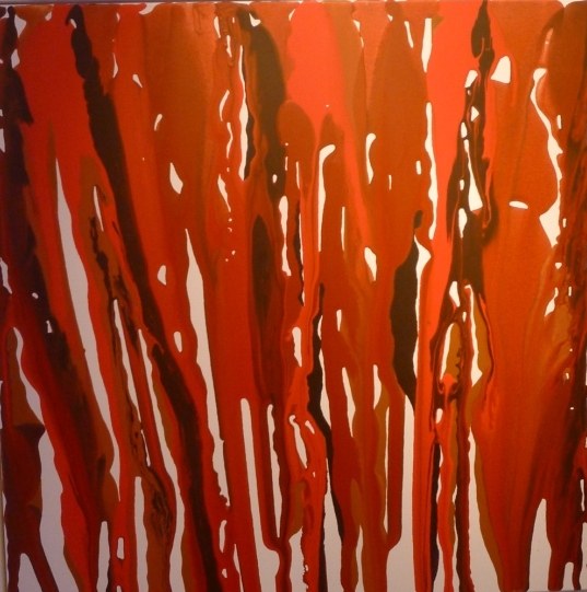 Elmar Mayer: „Ohne Titel", Acryl auf Leinwand
