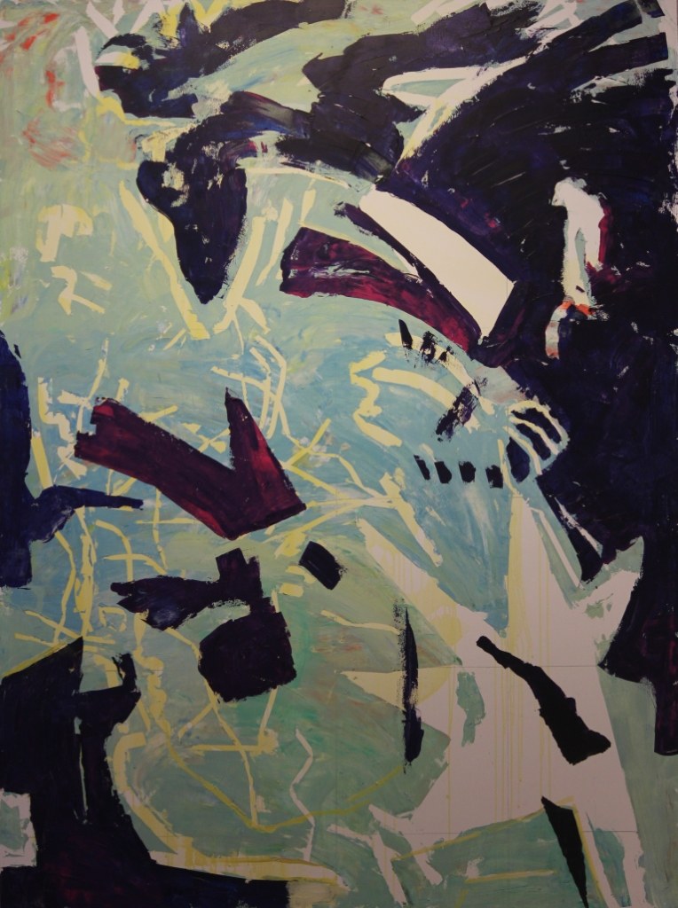Martin Frommelt: Aus der Werkgruppe "Apokalypse", 2014, Acryl auf Sperrholz