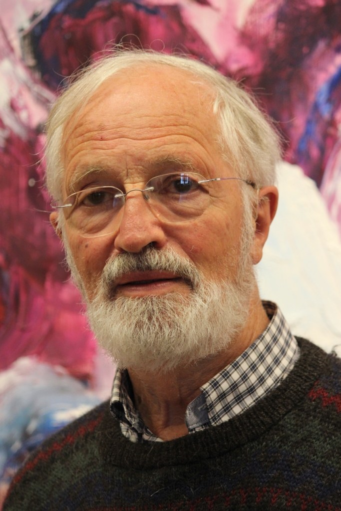 Martin Frommelt in der Ausstellung (alle Fotos: Karlheinz Pichler)