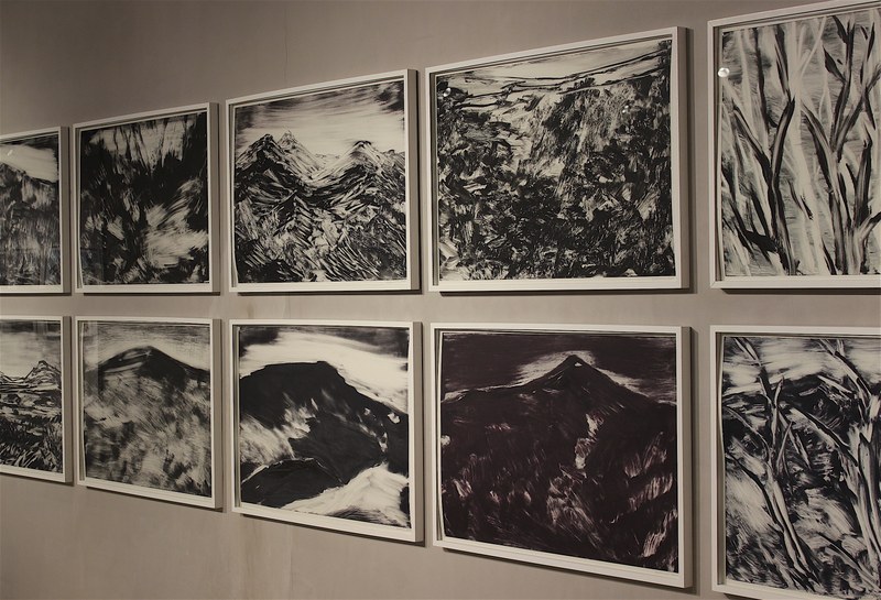Herbert Brandl: "3 Tage 1.7./7.7./12.7.", 2010, Monotypien